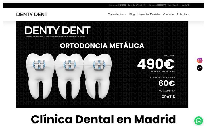 Snímek obrazovky dentydent.es