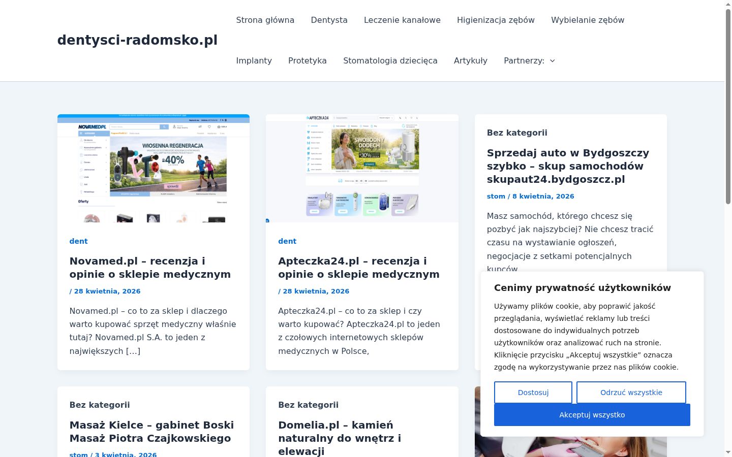 Screenshot tal-banner tal-kunsens muri qabel kwalunkwe interazzjoni