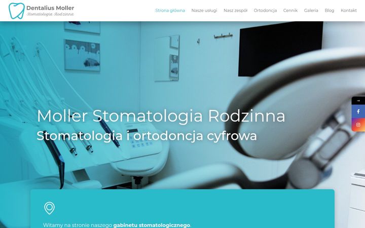 Screenshot του dentysta-banino.pl