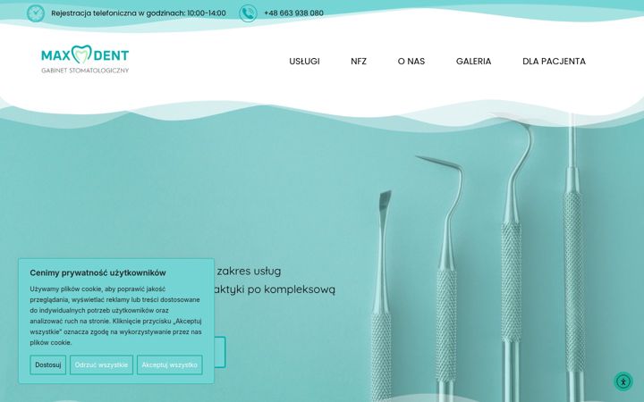 Screenshot του dentysta-ryczywol.pl