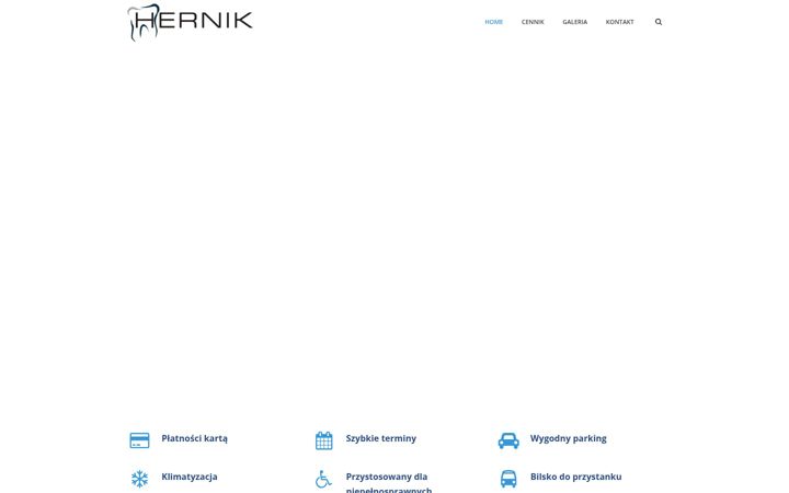 Screenshot του dentystahernik.pl