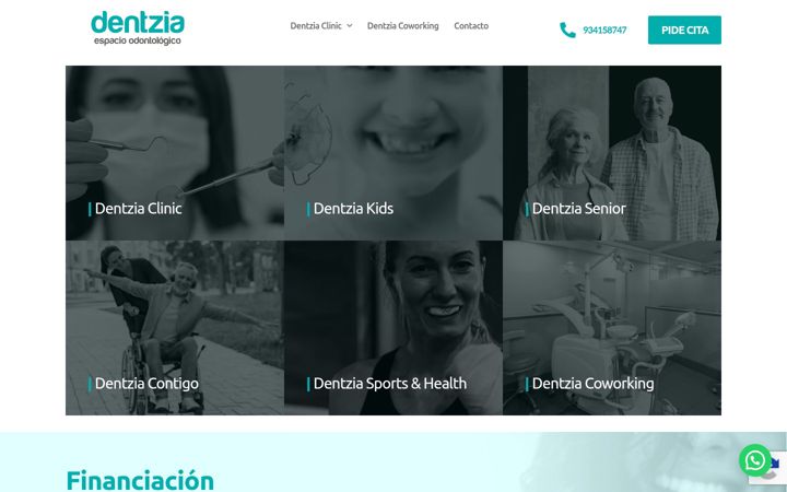 Screenshot of dentzia.com