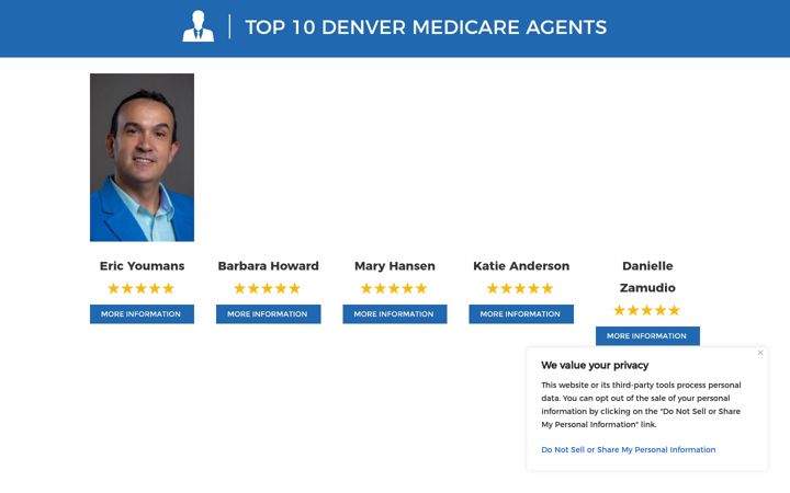 Screenshot of denver10best.com