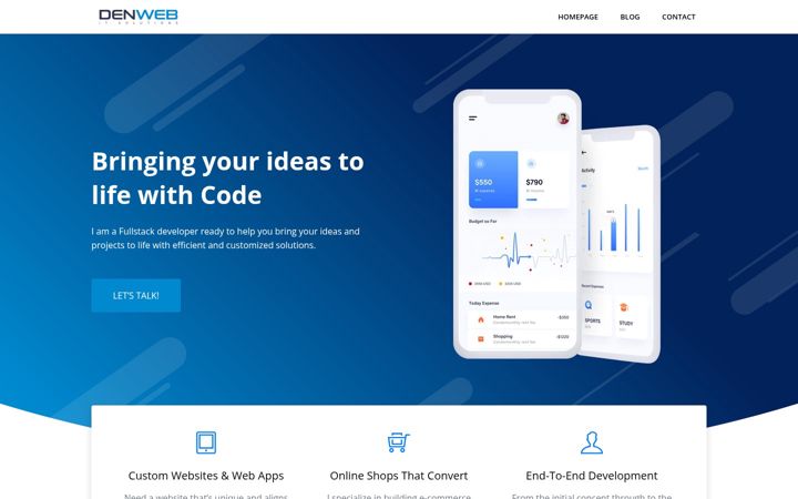 Screenshot of denweb.eu