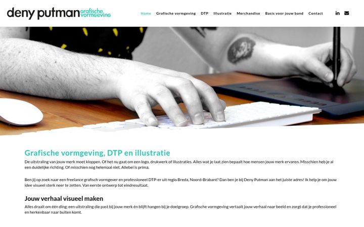 Screenshot of denyputman.nl