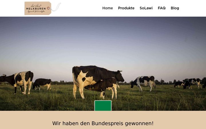 Screenshot of deoekomelkburen.de