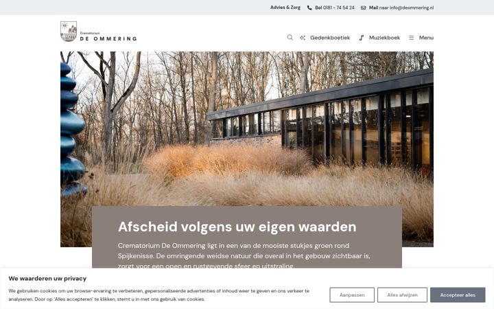 Screenshot ta' deommering.nl