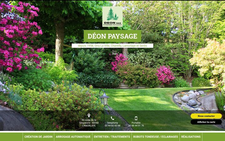 Screenshot of deon-paysagiste.com