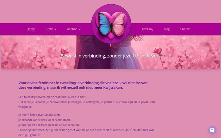 Screenshot of deongezoutentweelingziel.nl