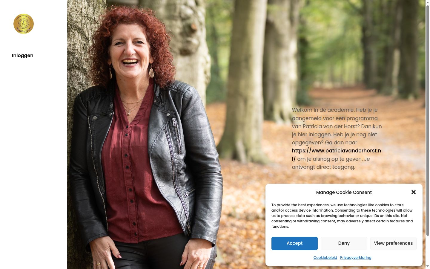 Capture d'écran de la bannière de consentement affichée avant toute interaction