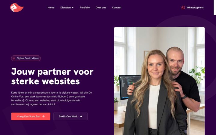 Screenshot of deonlinevos.nl
