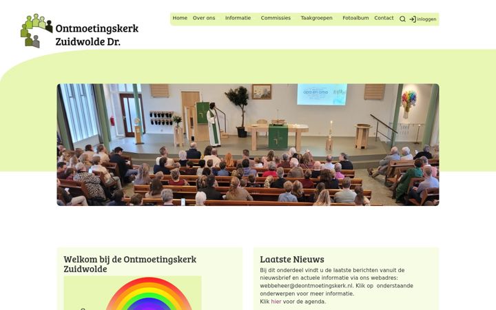 Snímek obrazovky deontmoetingskerk.nl