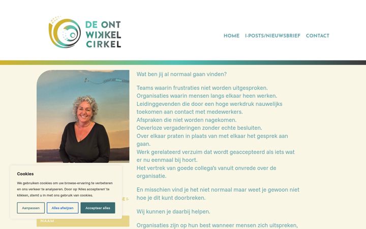 Screenshot of deontwikkelcirkel.nl