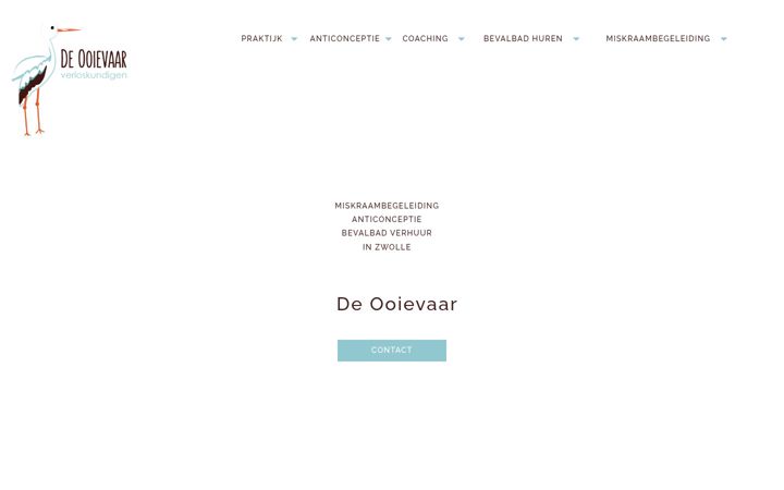 Screenshot ta' deooievaarverloskundigen.nl