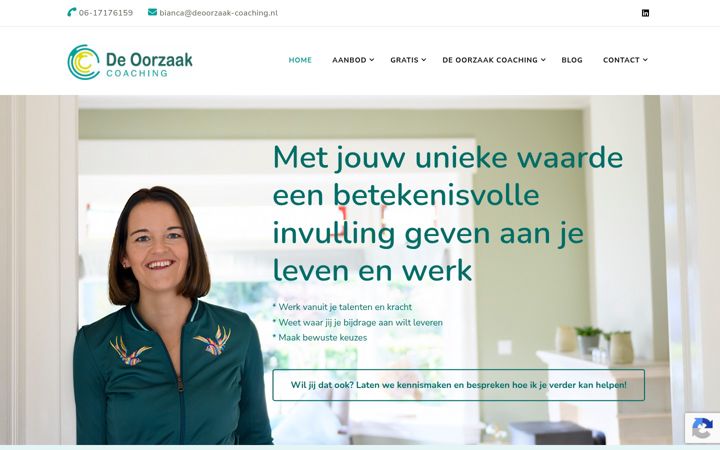 Snímek obrazovky deoorzaak-coaching.nl