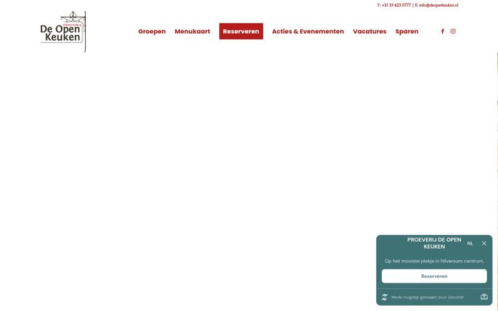 Screenshot ta' deopenkeuken.nl
