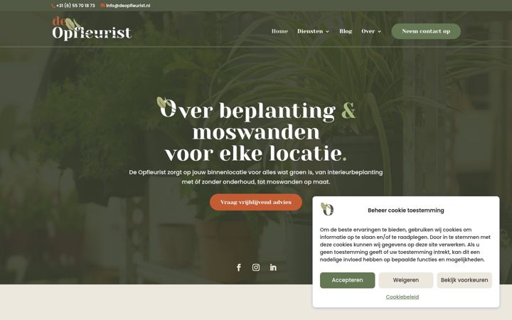 Screenshot ta' deopfleurist.nl