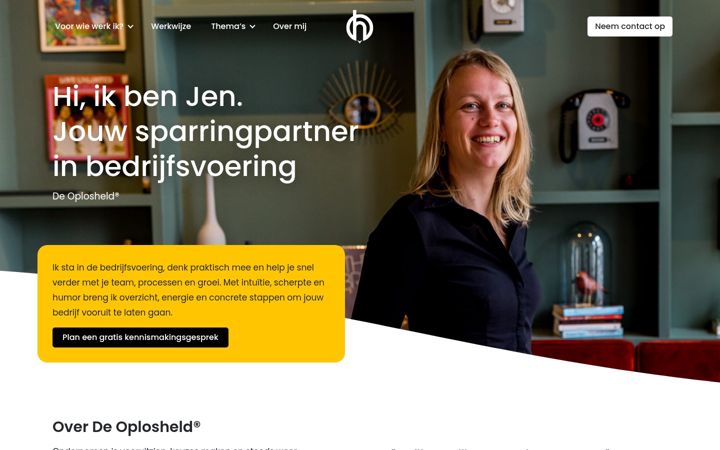 Screenshot ta' deoplosheld.nl