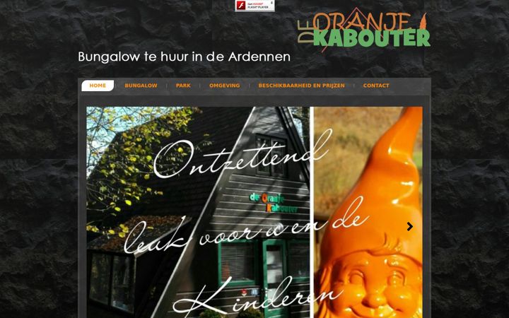 Snímek obrazovky deoranjekabouter.nl