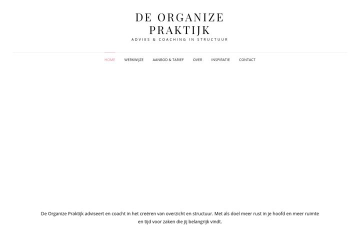 Screenshot ta' deorganizepraktijk.nl