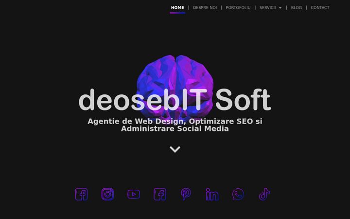 Screenshot ta' deosebitsoft.ro
