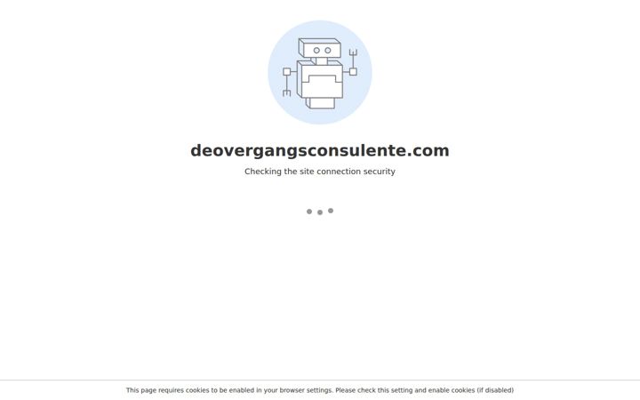 Screenshot of deovergangsconsulente.com