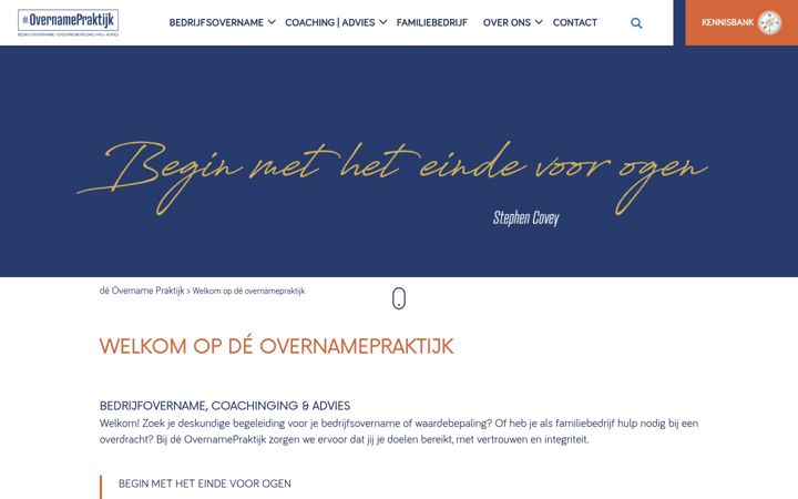 Screenshot of deovernamepraktijk.nl