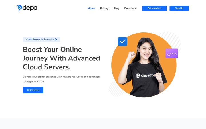 Screenshot of depa.id