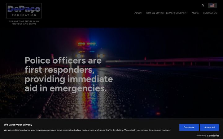 Screenshot of depacofoundation.org