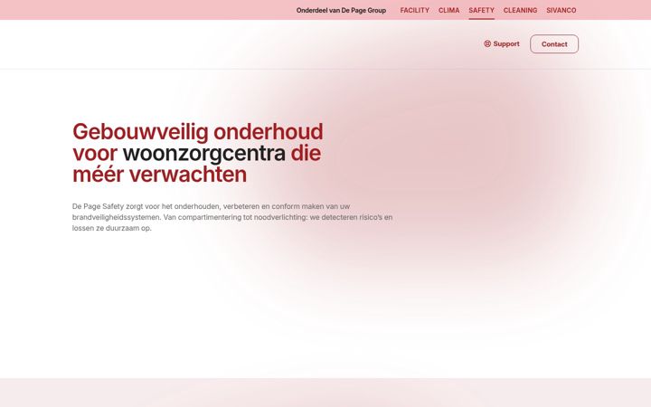 Screenshot of depage-safety.be