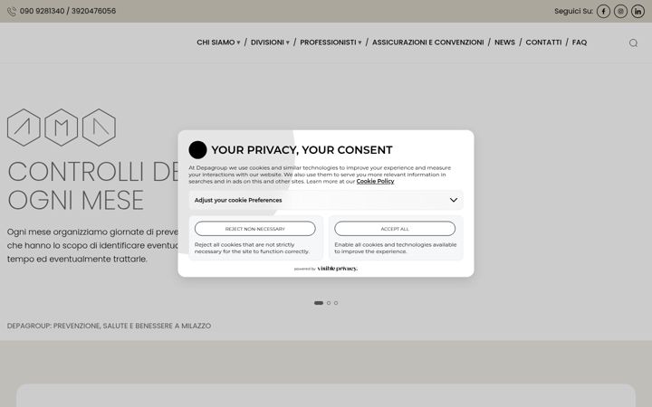 Screenshot of depagroup.it