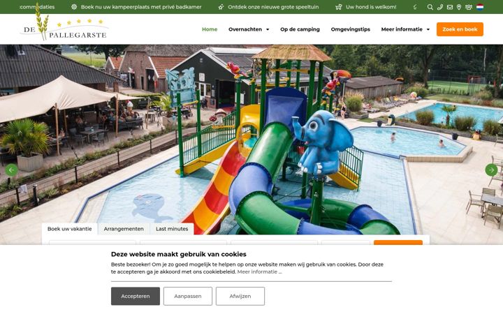 Screenshot ta' depallegarste.nl