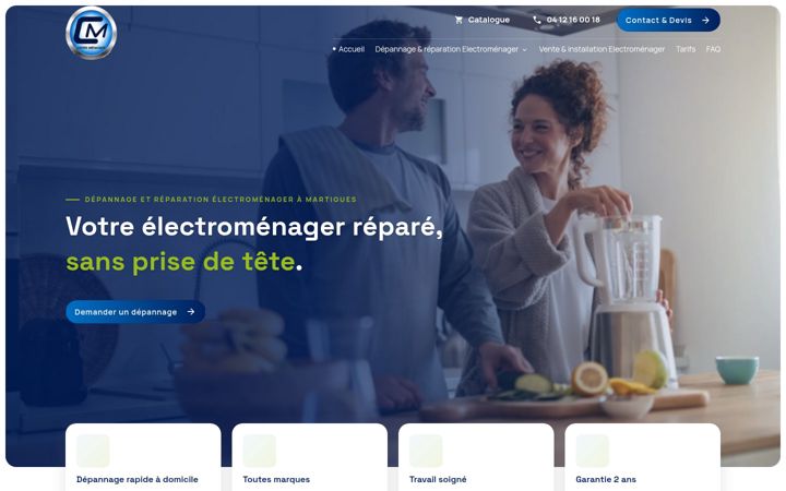 Skjámynd af depannage-electromenager-martigues.fr