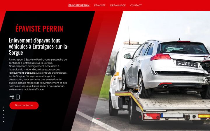 Skjámynd af depannage-epaviste-perrin.fr