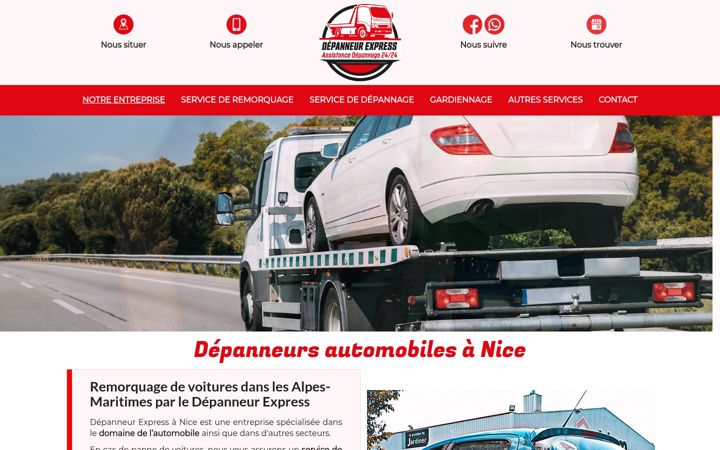 Skjámynd af depannage-express-06.fr