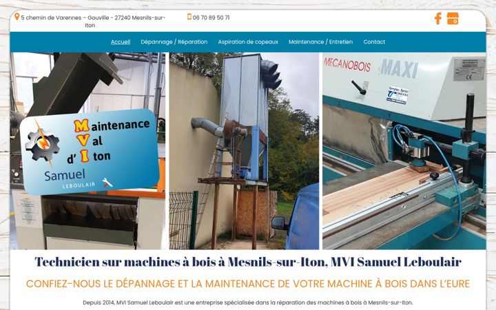 Screenshot van depannage-machinesabois-mvi27.fr