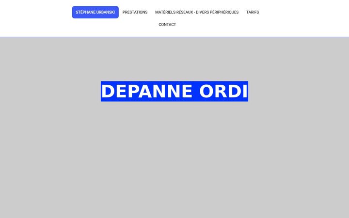Skjermbilde av depanne-ordi-83.fr