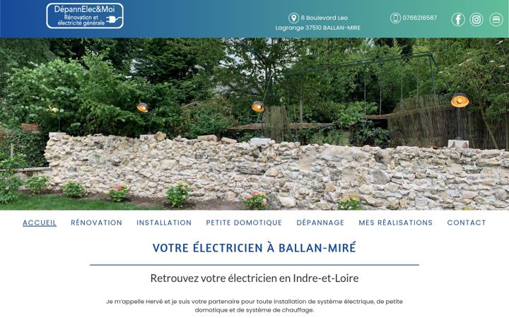 Skjermbilde av depannelecetmoi.fr