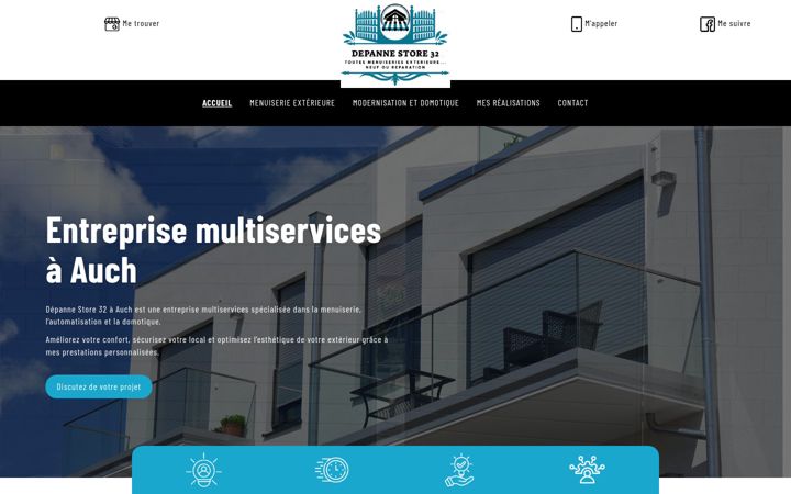 Screenshot of depannestore32.fr