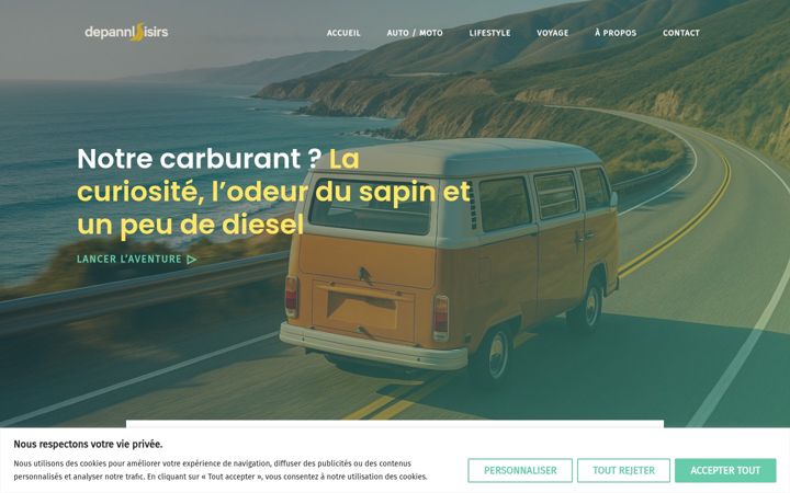 Screenshot of depannloisirs.fr
