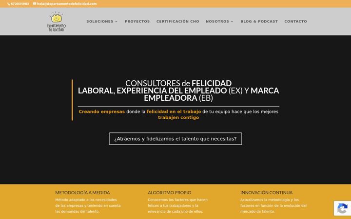 Screenshot of departamentodefelicidad.com
