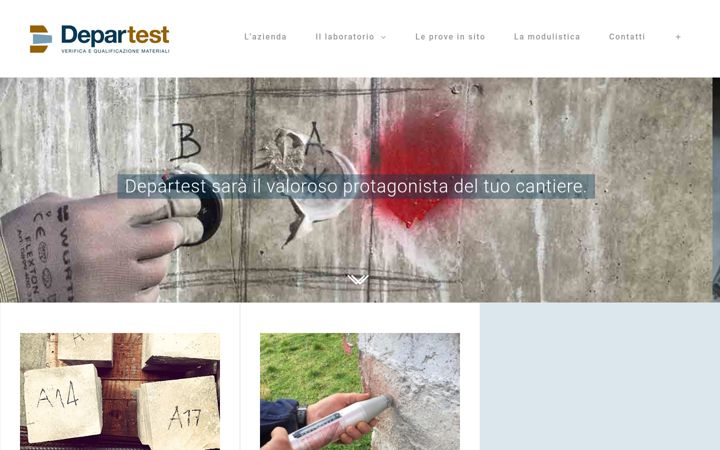 Screenshot of departest.it