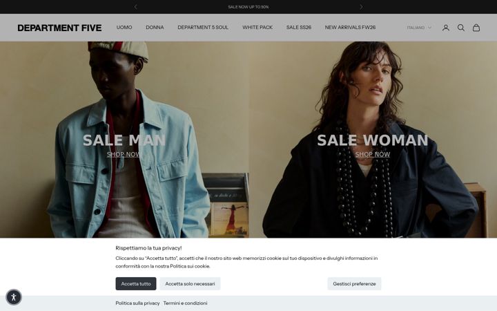 Screenshot of department5.com