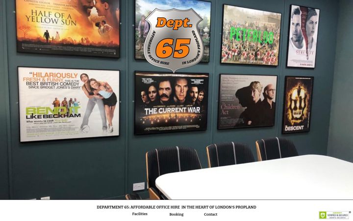 Screenshot of department65.com