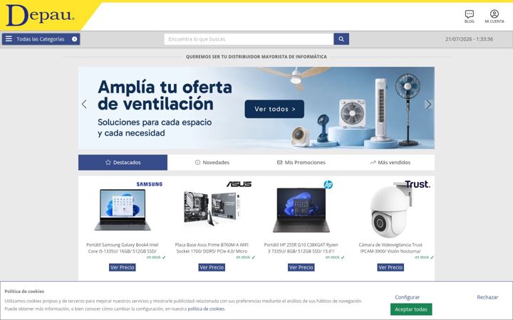 Screenshot of depau.es