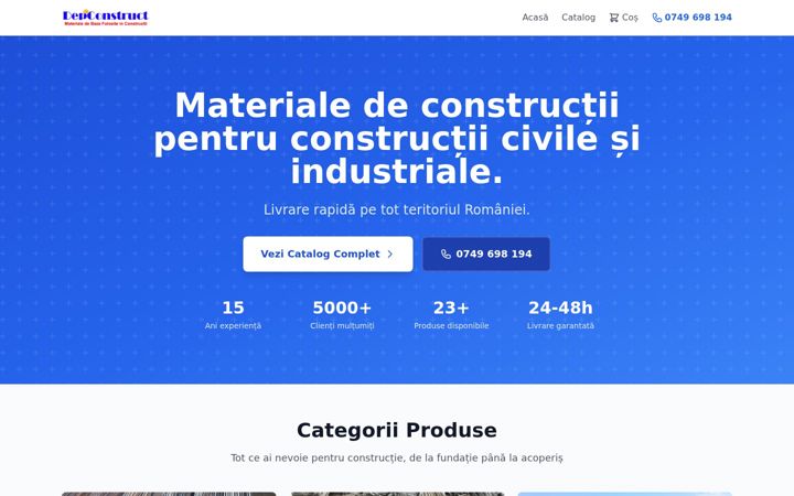 Screenshot ta' depconstruct.ro