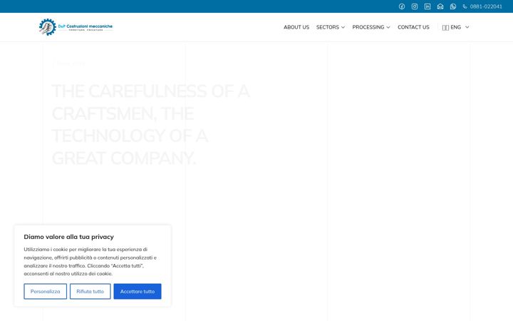 Screenshot of depcostruzionimeccaniche.it