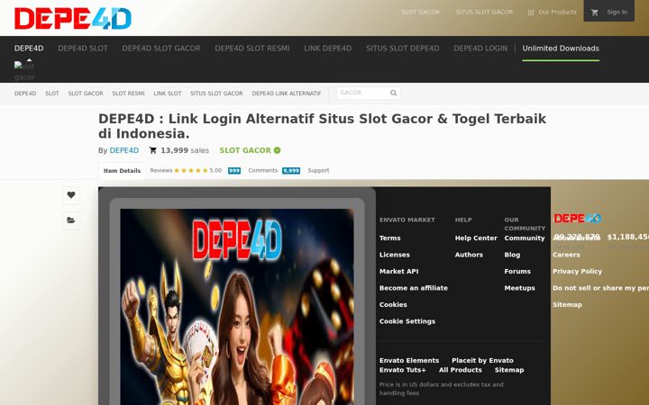 Screenshot of depe4d.us.com
