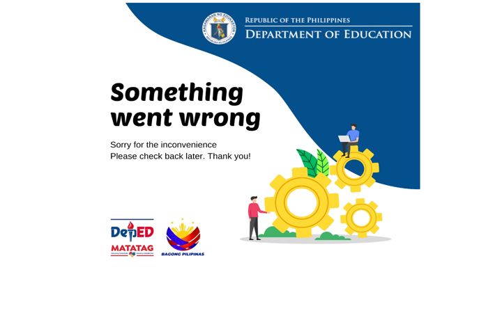 Screenshot του deped.gov.ph