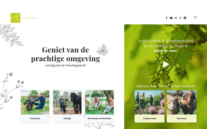 Screenshot of depeerdegaerdt.nl